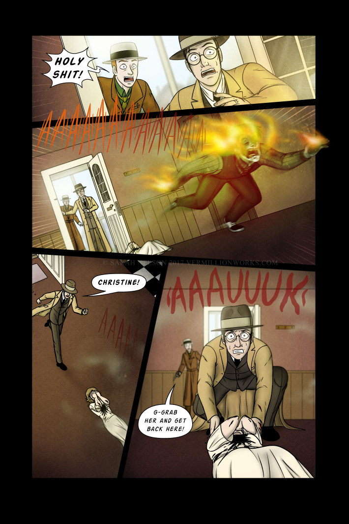 Chapter 9, Page 27: Under Fire
